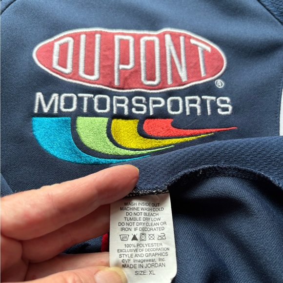 Jeff Gordon 24 NASCAR Racing DuPont motorsports men’s XL embroidered jersey - Picture 4 of 12